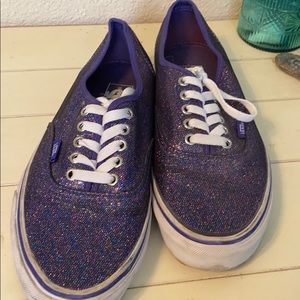 Van’s Purple Glitter Sneakers